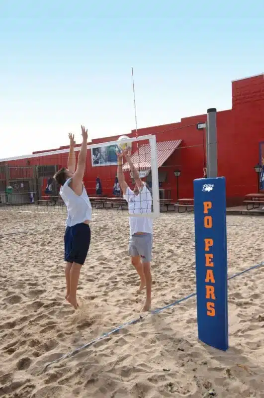 Bison Match Point Competition Outdoor Volleyball System, SVB5000