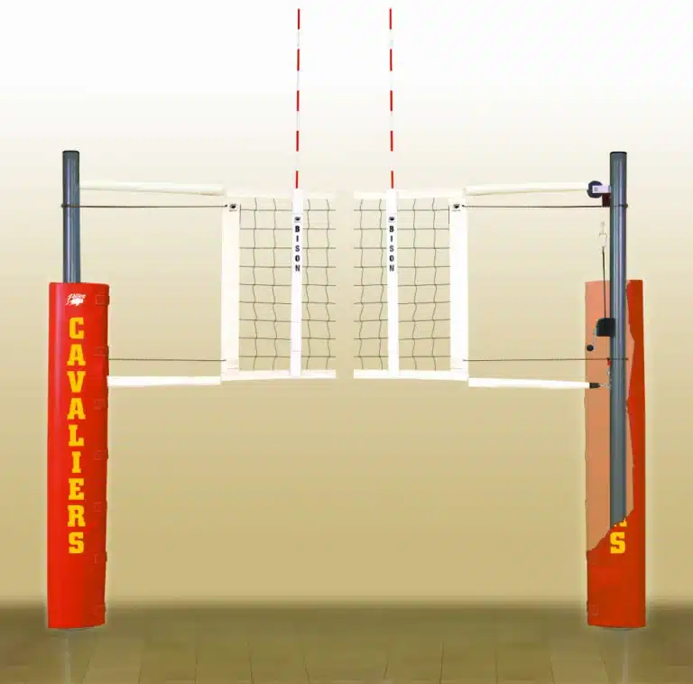 Bison Match Point Aluminum Volleyball System w/o Floor Sockets, VB6000NS