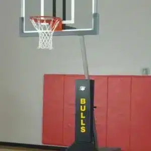 DGS Sports - Bison Club Court Super Glass Portable Adjustable Basketball System