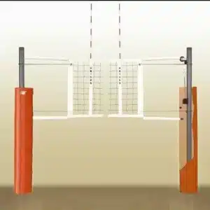 DGS Sports - Bison Centerline Elite Aluminum Volleyball System with out Floor Sockets