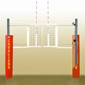 DGS Sports - Bison Match Point Aluminum Volleyball System with out Floor Sockets